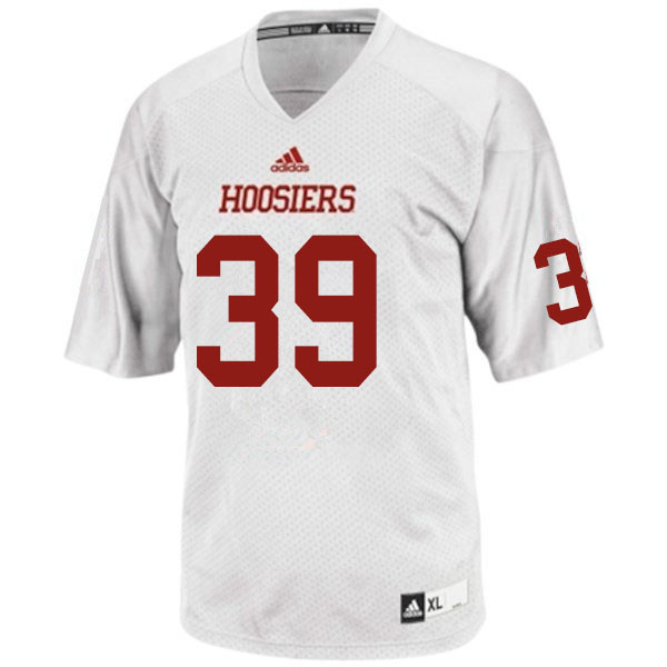 Men #39 Ryan Barnes Indiana Hoosiers College Football Jerseys Sale-White